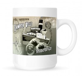 Dampfer Welle Game Becher